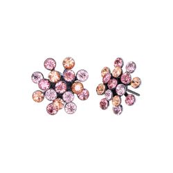 Konplott Stud earrings - Magic Fireball   - pink/orange/purple (0040)