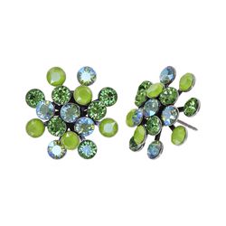 Konplott Stud earrings - Magic Fireball   - green (0040)