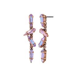 Konplott Stud earrings - Jumping Drops - purple (0040)
