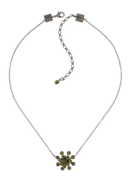 Konplott Necklace with pendant - Magic Fireball - green (0040)
