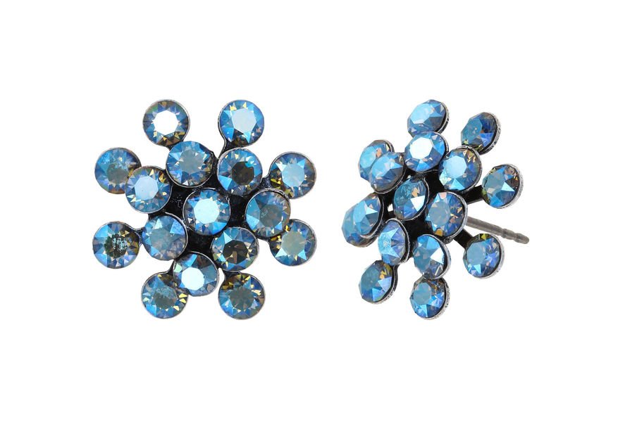 Konplott Earrings - Magic Fireball Mini - blue (0040)