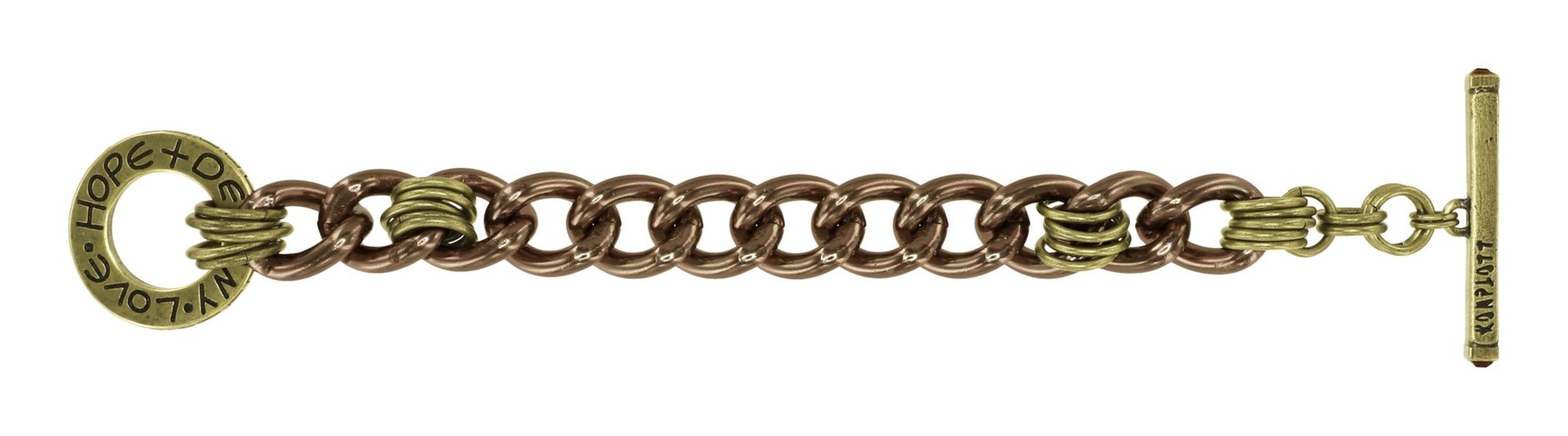 Konplott Bracelet - Unchained - gold/brown (0040)