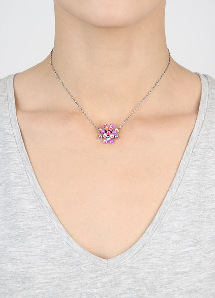 Konplott Necklace with pendant - Magic Fireball - purple (0040)