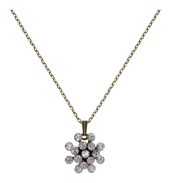 Konplott Necklace with pendant - Magic Fireball - white/pink (0040)