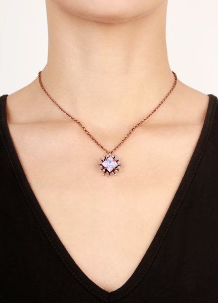 Konplott Halskette - Petit Four Carre - violet (0040)