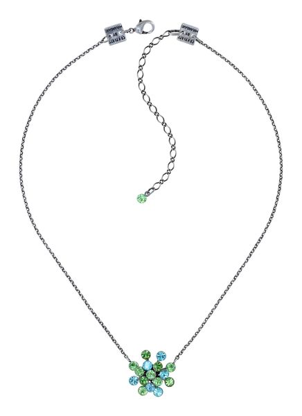 Konplott Halskette mit Anhänger - Magic Fireball - grün/blau (0040)