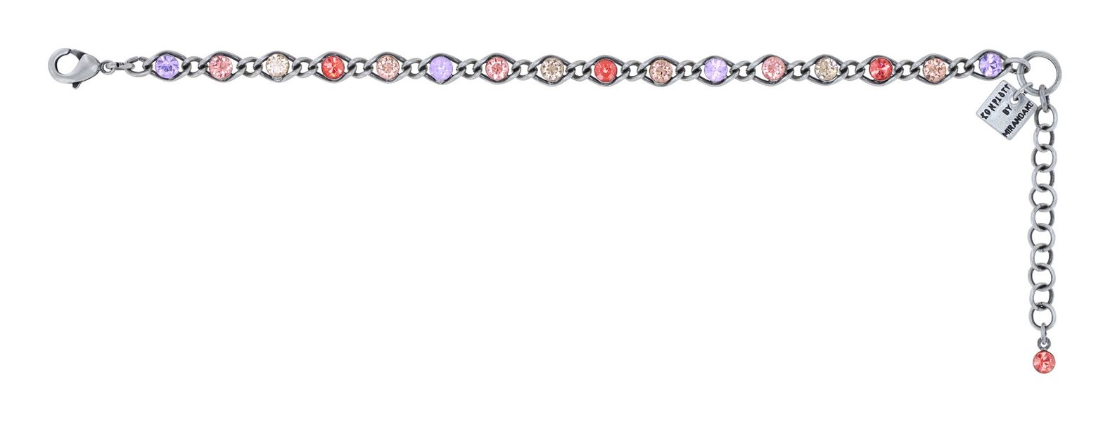 Konplott Bracelet - Magic Fireball - violet/rose/beige (0040)