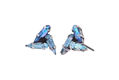 Konplott Stud earrings - Jumping Drops - blue (0040)
