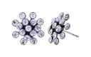 Konplott Stud earrings - Magic Fireball Mini - white (0040)