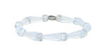 Konplott Bracelet - Bead Snake Jelly - white (0040)