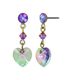 Konplott Earrings - Hearts For Us - purple (0040)