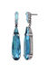 Konplott Earring stud - Jumping Drops - bleu (0040)