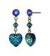 Konplott Earrings - Hearts For Us - blue (0040)
