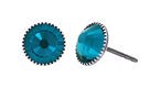 Konplott Stud earrings - Black Jack - blue (0040)
