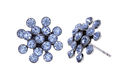 Konplott Stud earrings - Magic Fireball Mini - blue (0040)