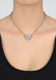 Konplott Necklace with pendant - Magic Fireball - white (0040)