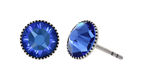 Konplott Stud earrings - Black Jack - blue (0040)
