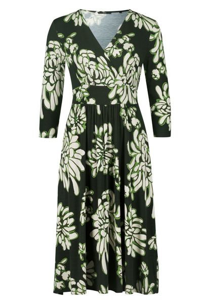 Zero Jersey dress with floral print - green (5867)