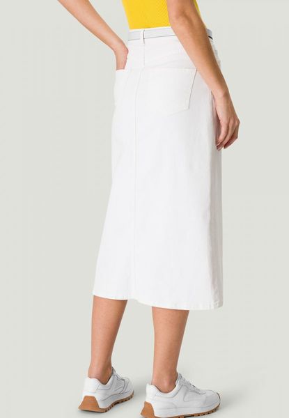 Zero Denim skirt midi - white (1620)
