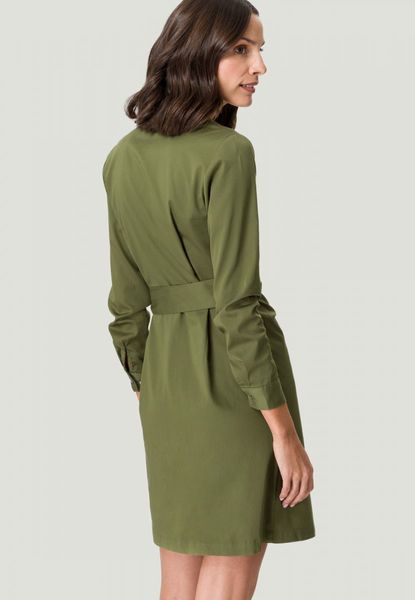 Zero Hemdblusenkleid mit Wickeloptik - grün (5370)