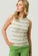 Zero Striped knitted top - pink/green (1845)