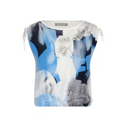 Betty & Co Casual T-shirt - white/blue (8811)