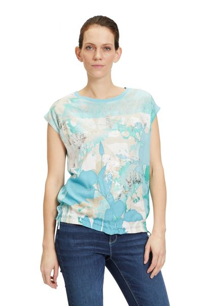 Betty & Co Patchwork top - brown (5819)
