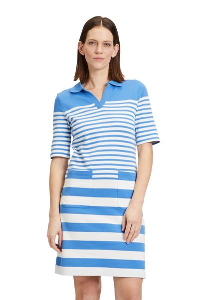 Betty & Co Sweatshirt dress - blue (8811)