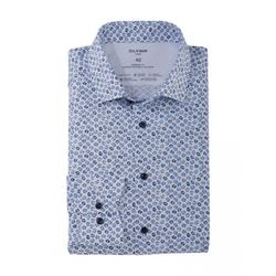 Olymp Business Shirt Luxor 24/Seven - white/blue (11)
