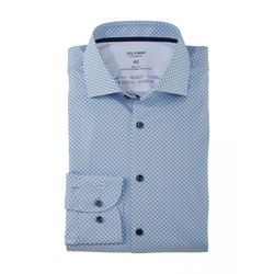 Olymp Chemise business Body Fit - bleu (11)