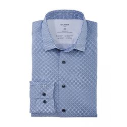 Olymp Business shirt: Modern Fit - blue (11)