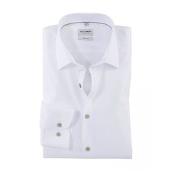 Olymp Body Fit: Business shirt - white (75)
