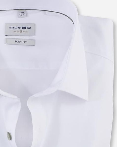 Olymp Body Fit : Businesshemd - weiß (75)
