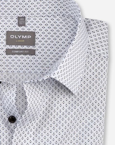 Olymp Comfort Fit: business shirt - white (22)