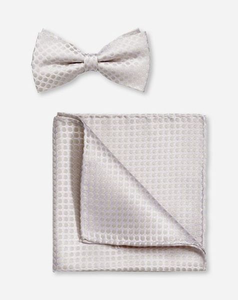 Olymp Bow tie / pocket square set - beige (22)