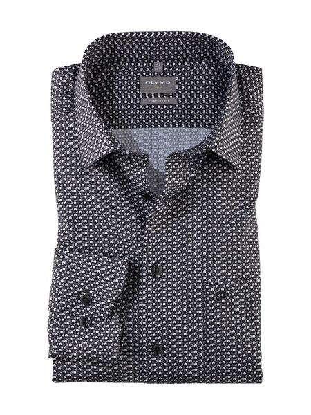 Olymp Comfort fit : chemise - noir (68)
