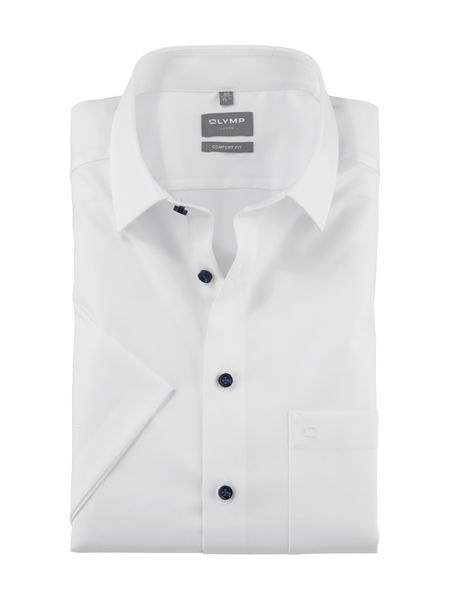 Olymp Luxor business shirt Comfort fit - white/beige (00)