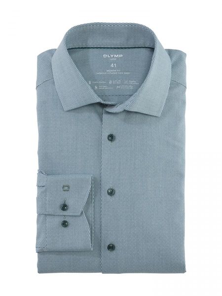 Olymp Business shirt: Modern Fit - green (45)
