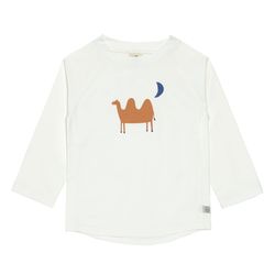 Lässig T-shirt UV - Kamel - weiß (Nature)