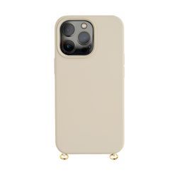 Cheeky Chain Coque téléphone IPhone 14 - Silicone - beige (sand)