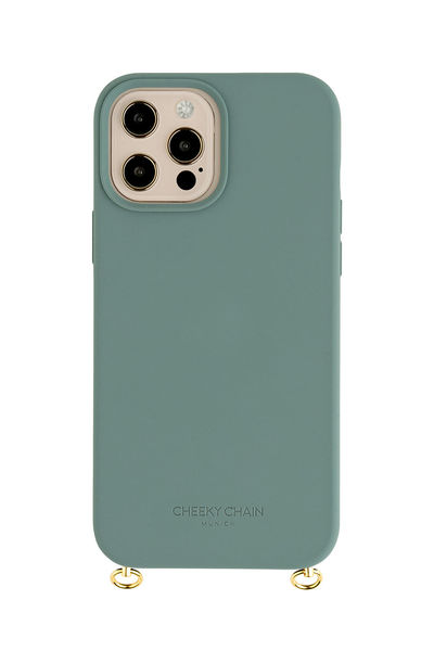Cheeky Chain Coque Iphone 15 - Silicone  - vert (khaki)