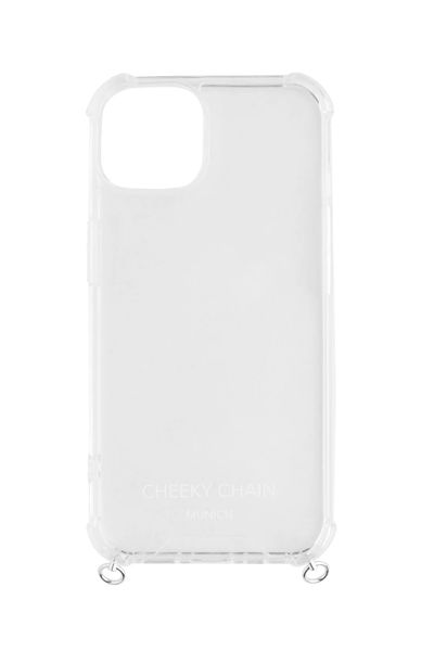 Cheeky Chain Coque Iphone 14 - silver (clear)