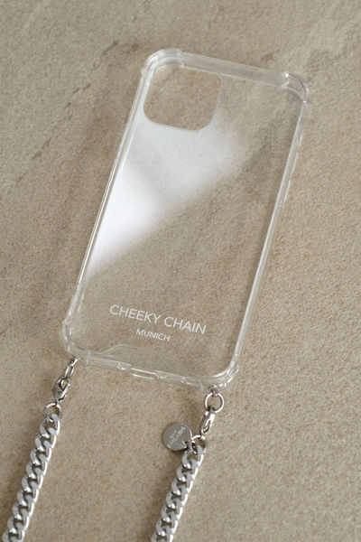 Cheeky Chain Handyhülle Iphone 14 - silver (clear)