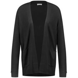 Gerry Weber Edition Offener Cardigan aus Feinstrick - schwarz (11000)