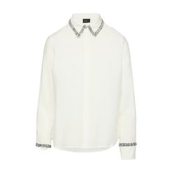 s.Oliver Black Label Structured blouse in viscose blend - white (0200)