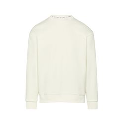 Q/S designed by Sweatshirt with logo embroidery - white (0210)