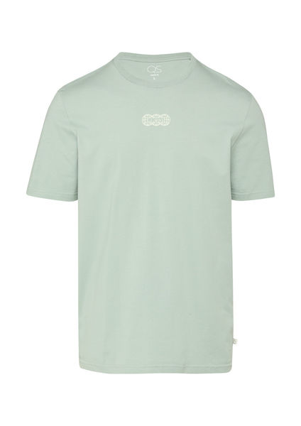 Q/S designed by Basic Rundhals T-Shirt mit Frontprint - grün (7217)