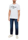 s.Oliver Red Label T-Shirt mit Label-Print - weiß (01D1)