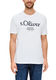 s.Oliver Red Label T-Shirt mit Label-Print - weiß (01D1)