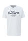 s.Oliver Red Label T-Shirt mit Label-Print - weiß (01D1)
